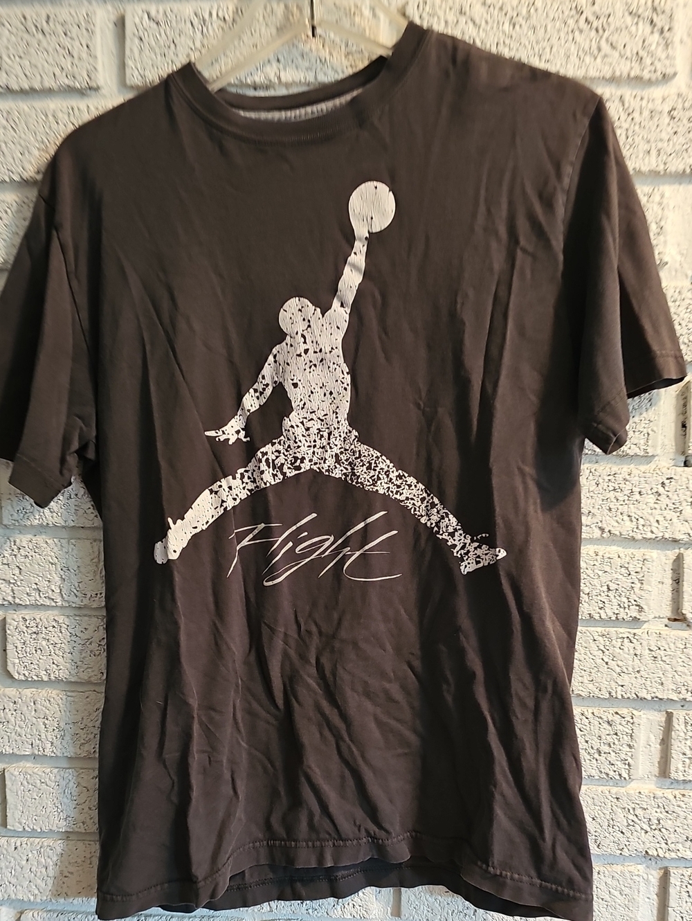 Men's Black Graphic Jordan Tee with High Script